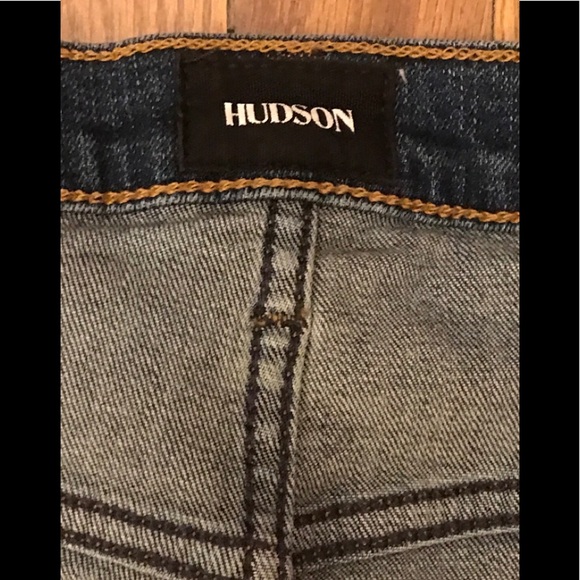 Hudson Zoey High Rise Red Tuxedo stripes Jeans 27 - Picture 7 of 16